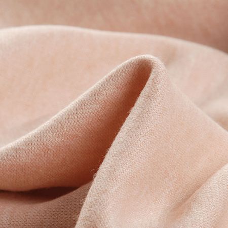 Úplet teplejší směs rayon s vlasem pastel sv.oranžová