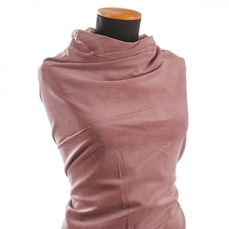 Pružný manšestr starorůžový