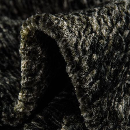 Imitace kožešiny persián zelenomodrá