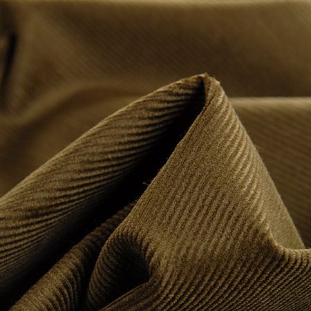 Manšestr pružný khaki 