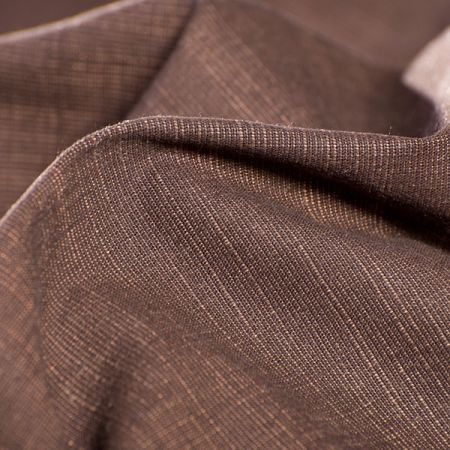 Imitace jeansoviny hnědokrémový melír