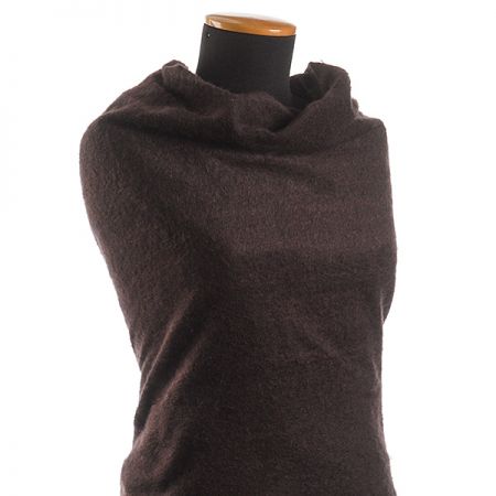 Kostýmová látka Art Fabrics mohér/vlna temně fialová