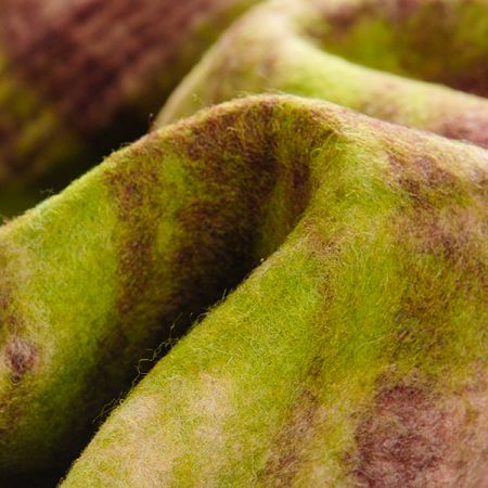 Vařená vlna kostky zelená