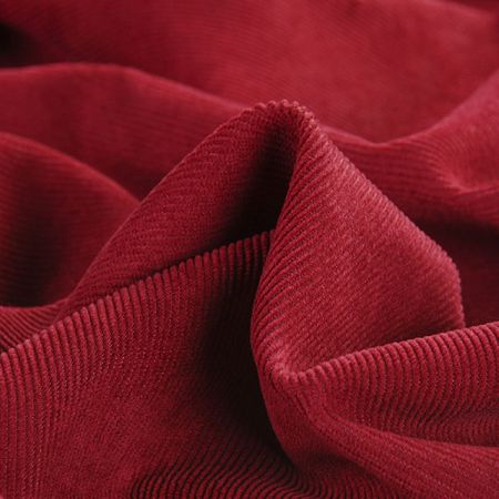 Manšestr pružný vínově červený