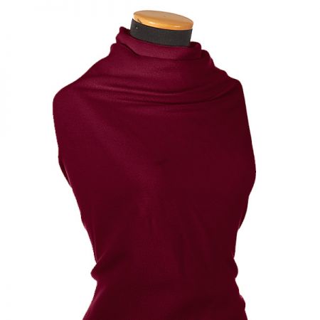 Flauš vlna směs tmavší červená