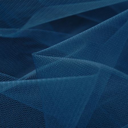 Tyl šatový tyrkysově modrý šířka 300cm