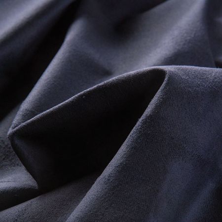 Imitace broušené kůže alcantara temně modrá