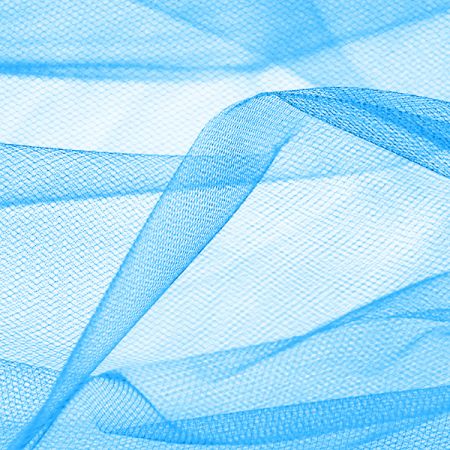 Tyl šatový modré barvy II.jakost