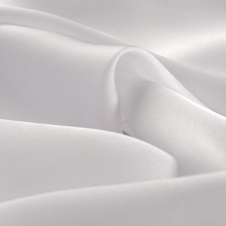 Pružný satén šedý