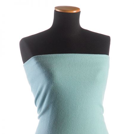 Flauš vlna směs pastel světlý tyrkys II.jakost