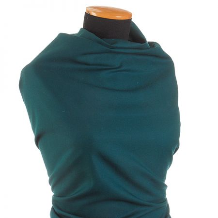 Bavlněná keprová látka petrolej