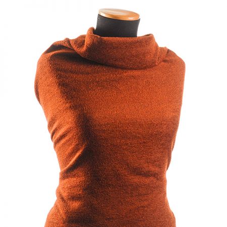 Kostýmová látka Art Fabrics viskoza směs hnědá 