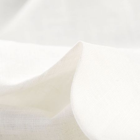 Len jemnější lomená bílá šíře 200cm