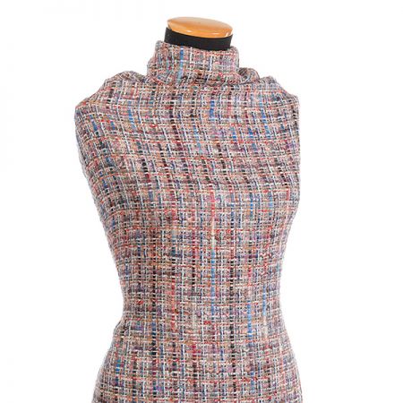 Exkluzivní kostýmová látka starorůžová