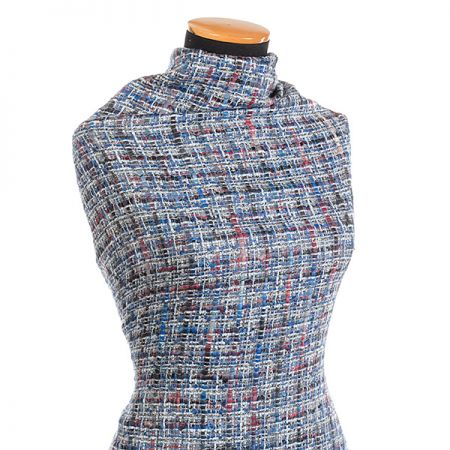 Exkluzivní kostýmová látka modrá