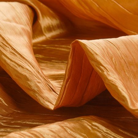 Taft kreš plastický šanžán zlatobéžový