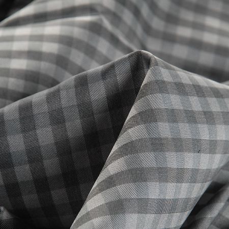 Podšívka žakárová kostky šedá 