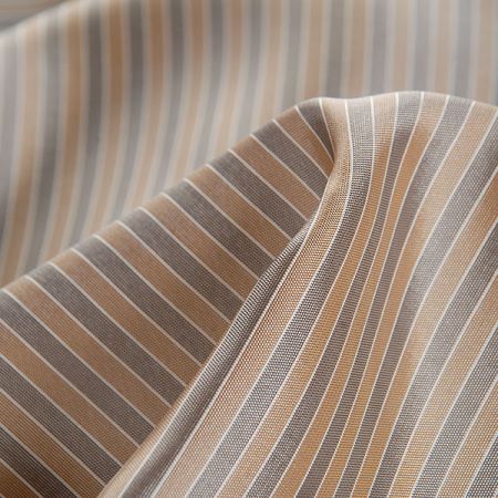 Podšívka žakárová proužky béžové/šedé