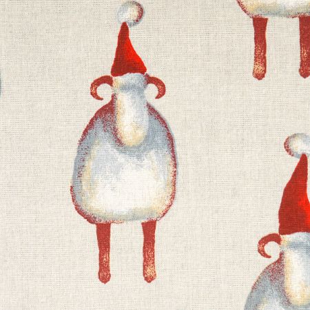 Len středně silný tisk vánoční motiv