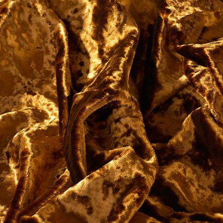 Imitace zvířecí srsti zlatá