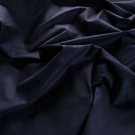 Imitace broušené kůže alcantara tmavě modrá