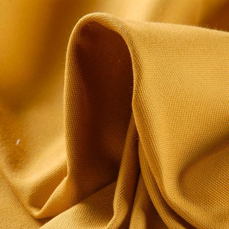 Samet bavlněný nepružný okrový