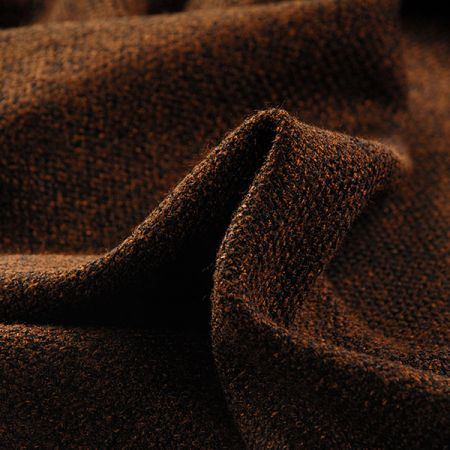 Kostýmová látka melír hnědočerný