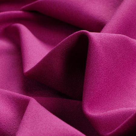 Žoržet šatový silnějsí viskoza směs fuchsie