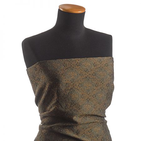 Žakárová dekorační tkanina Art Fabrics Medailon