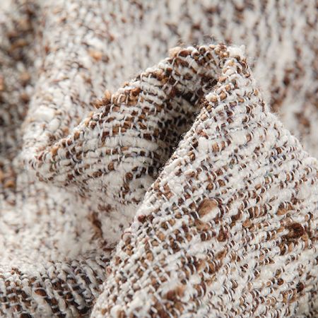 Kostýmová vlněná látka bukle Art Fabrics