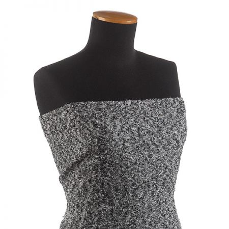 Kostýmová vlněná látka bukle Art Fabrics