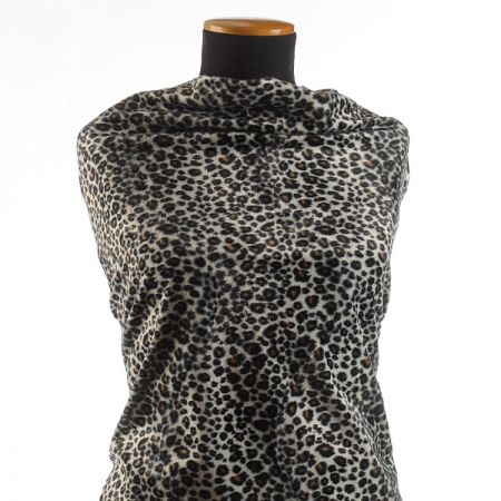 Imitace  kožešiny zvířecí srst gepard 