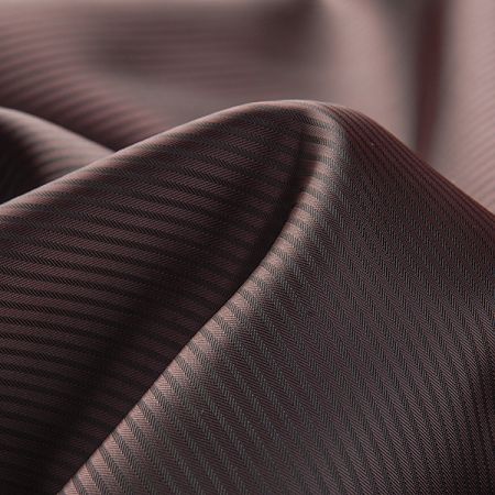 Podšívka žakárová proužek vínovohnědá