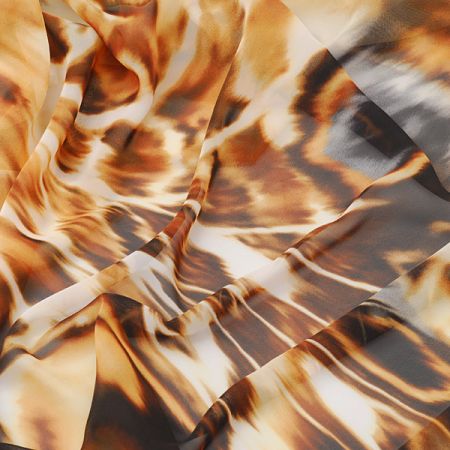 Šifón vzor křídlo motýla 