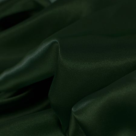 Satén pružný lahvově zelený