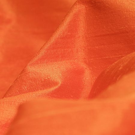 Šantung jednobarevný oranžový