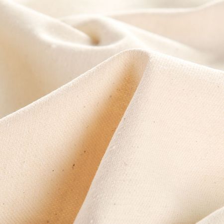 Bavlněná látka silnější smetanovobéžová