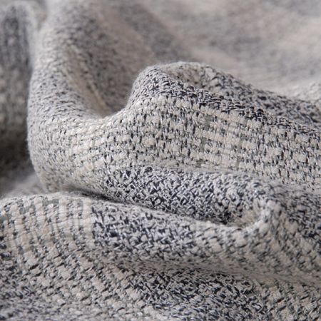 Imitace ručně tkané látky kostka zeleno/černá