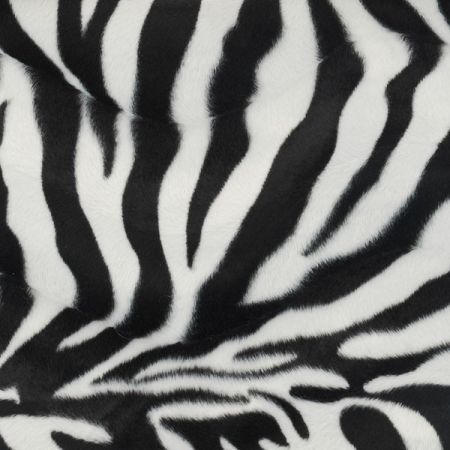  Imitace zvířecí srsti, zebra slonová kost