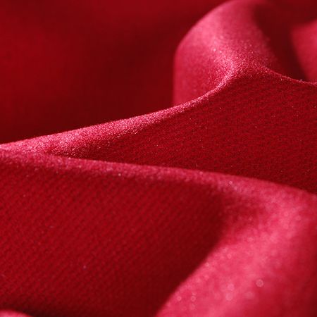 Silnější hřejivý úplet s drobným vlasem červená