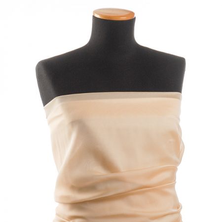 Šifon šanžán barvy šampáň