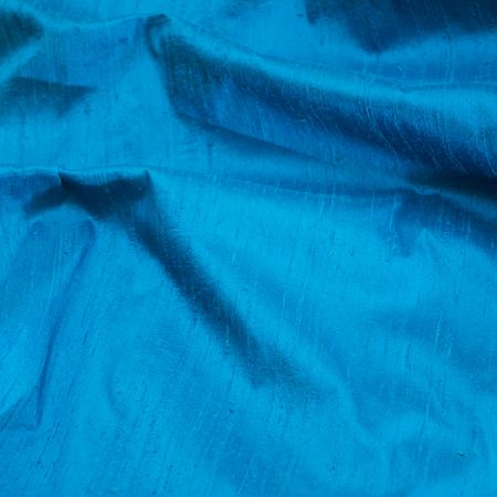 Šantung jednobarevný nivea modrý