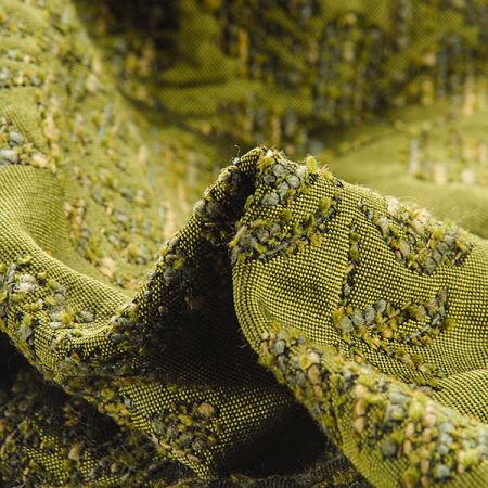 Žakárová látka vzor květů 