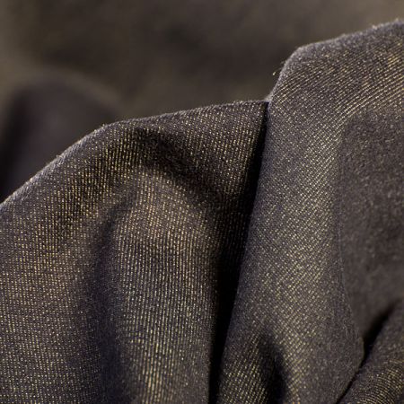 Riflovina pružná černo/zelený melír II.jakost