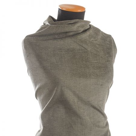 Manšestr nepružný šedeozelená světlá