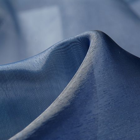 Organza jednobarevná tmavě modrá