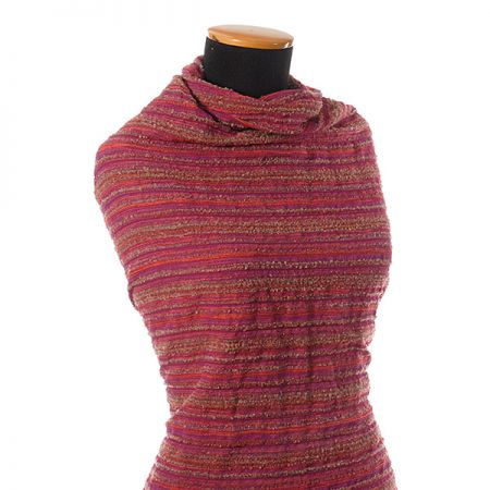 Látka Art Fabrics vlněné buklé růžová 