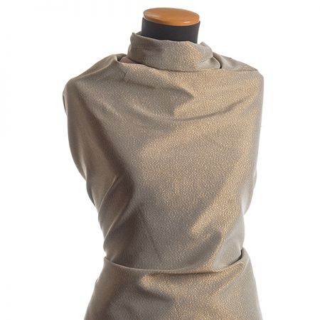 Lamé hnědozlaté Art Fabrics