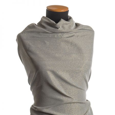 Lamé šedozlaté Art Fabrics