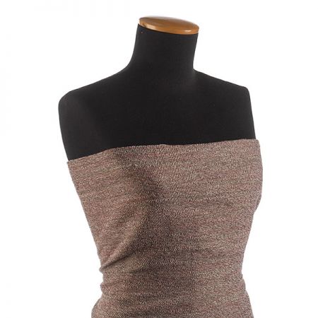 Kostýmová látka Art Fabrics melír starorůžová silná